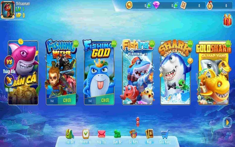 Bắn Cá ăn tiền là chơi game có được tiền thưởng thật